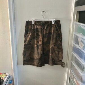 Men's Arizona Jeans Co. Brown military style Cargo Shorts - size 36